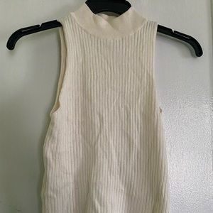 White tank top with neck